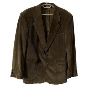 David Taylor 40R Corduroy Blazer Sport Coat Jacket